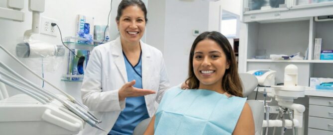 Patient after affordable dental bonding repair in Alexandria VA at Christine L. Mai DDS PC