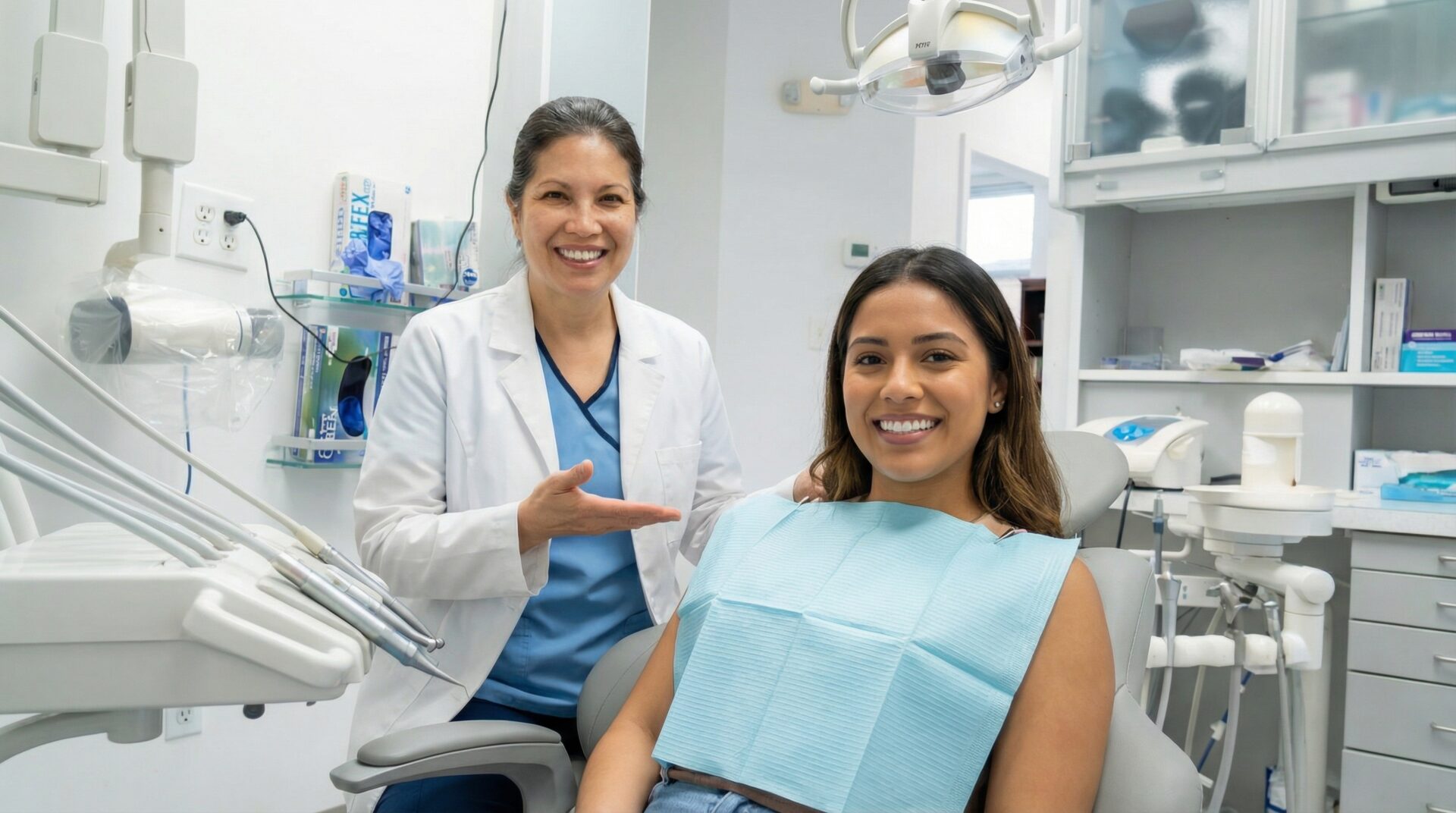 Patient after affordable dental bonding repair in Alexandria VA at Christine L. Mai DDS PC