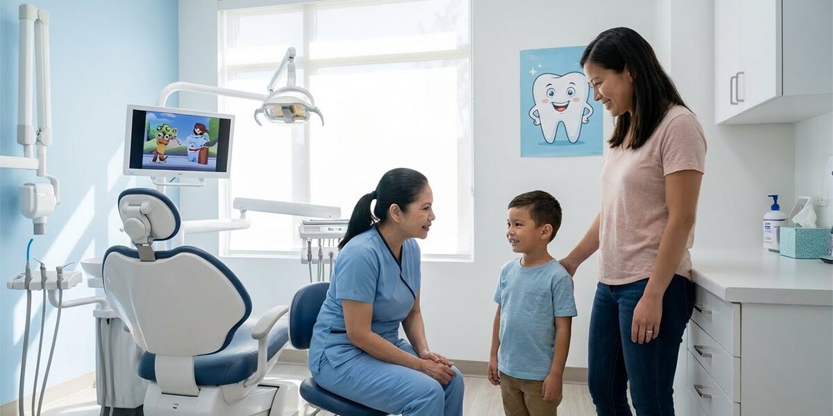 Dentist in Woodbridge VA welcoming patient for wisdom teeth removal consultation