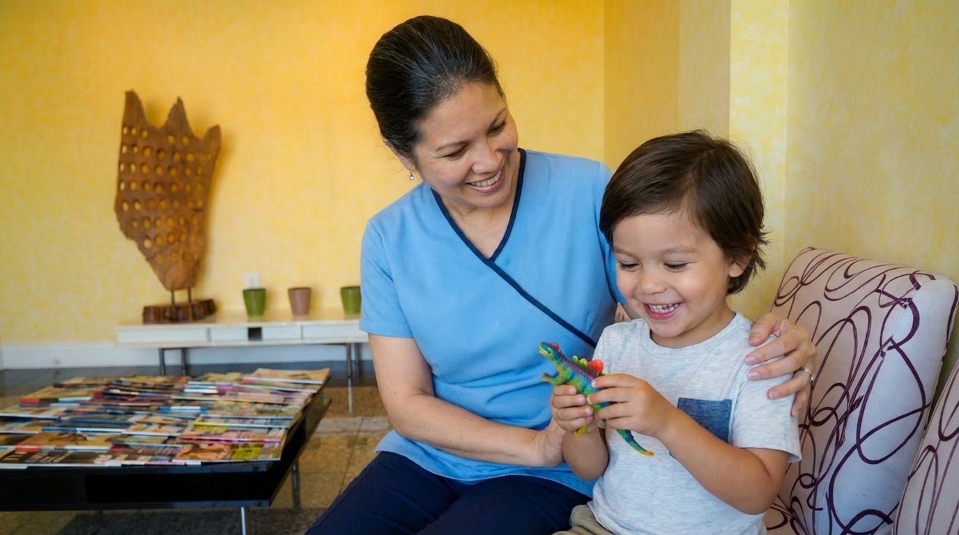 Child-friendly dental checkup at Christine L Mai DDS PC in Woodbridge, VA