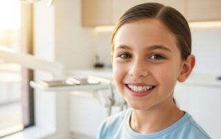 invisible braces for kids Woodbridge VA smiling child